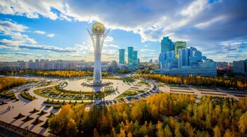 Astana's futuristic skyline
