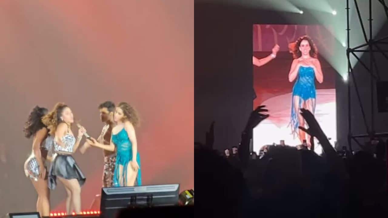 Sanya Malhotra stuns everyone at Sunidhi Chauhan’s event with her dance moves on latest song Aankh, watch video