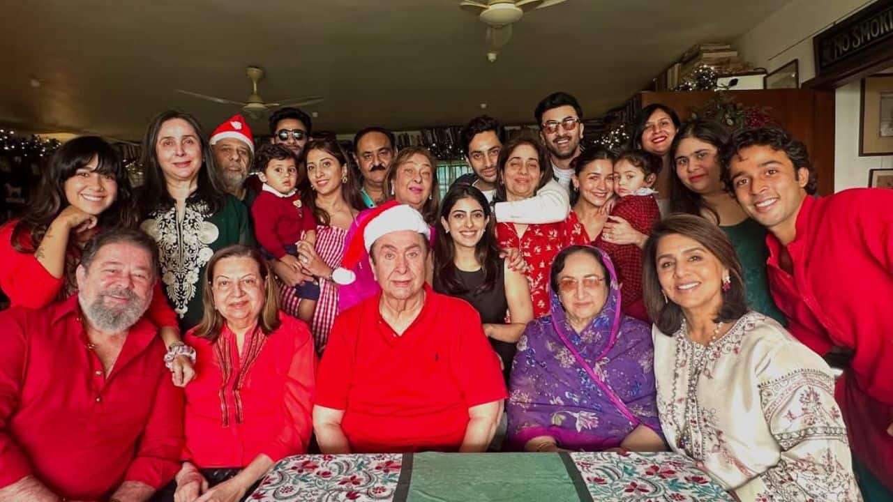 Neetu Kapoor shares glimpses from the Kapoor family's Christmas celebration, see pics