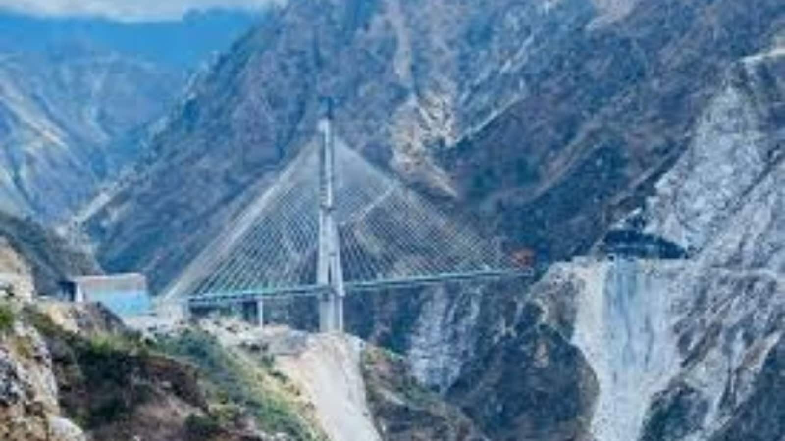 Railways successfully conducts trial run on India's first cable-stayed rail bridge in J&K