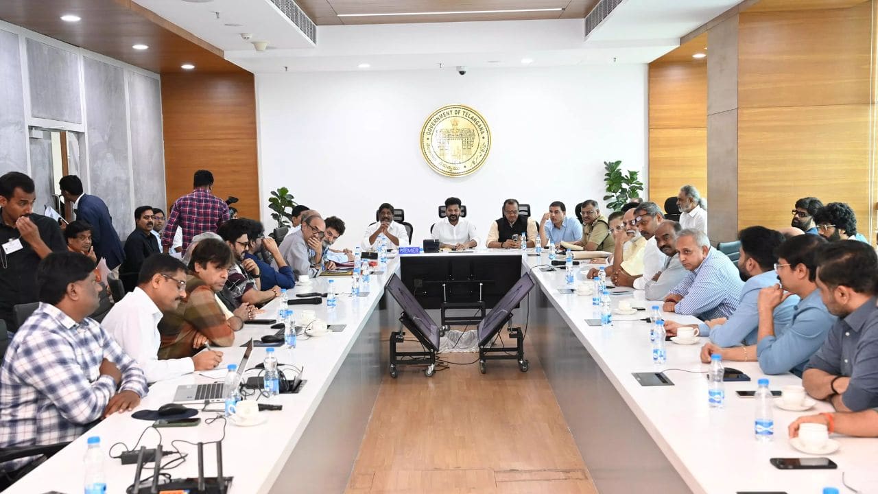 Telangana CM Revanth Reddy meets Telugu actors and producers over Pushpa 2 stampede row, says 'no compromise on law and order'