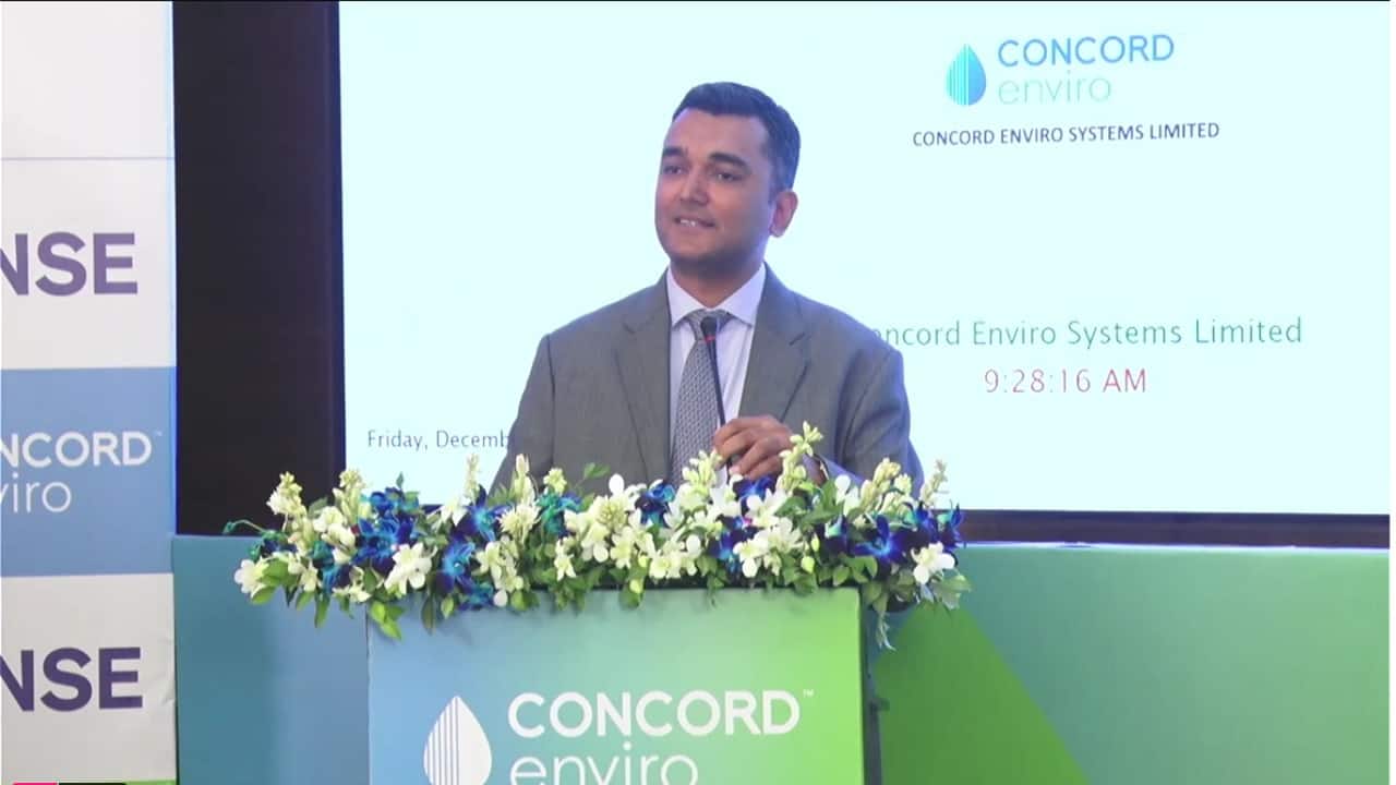 Concord Enviro shares list at 18% premium over IPO price on NSE