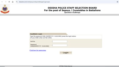 Odisha Police Constable Answer Key 2024 Released: Direct link here