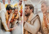 PV Sindhu and Venkata Datta Sai set couple goals in matching designer wear for their lavish wedding   