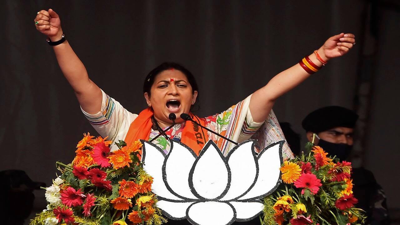 BJP leader Smriti Irani