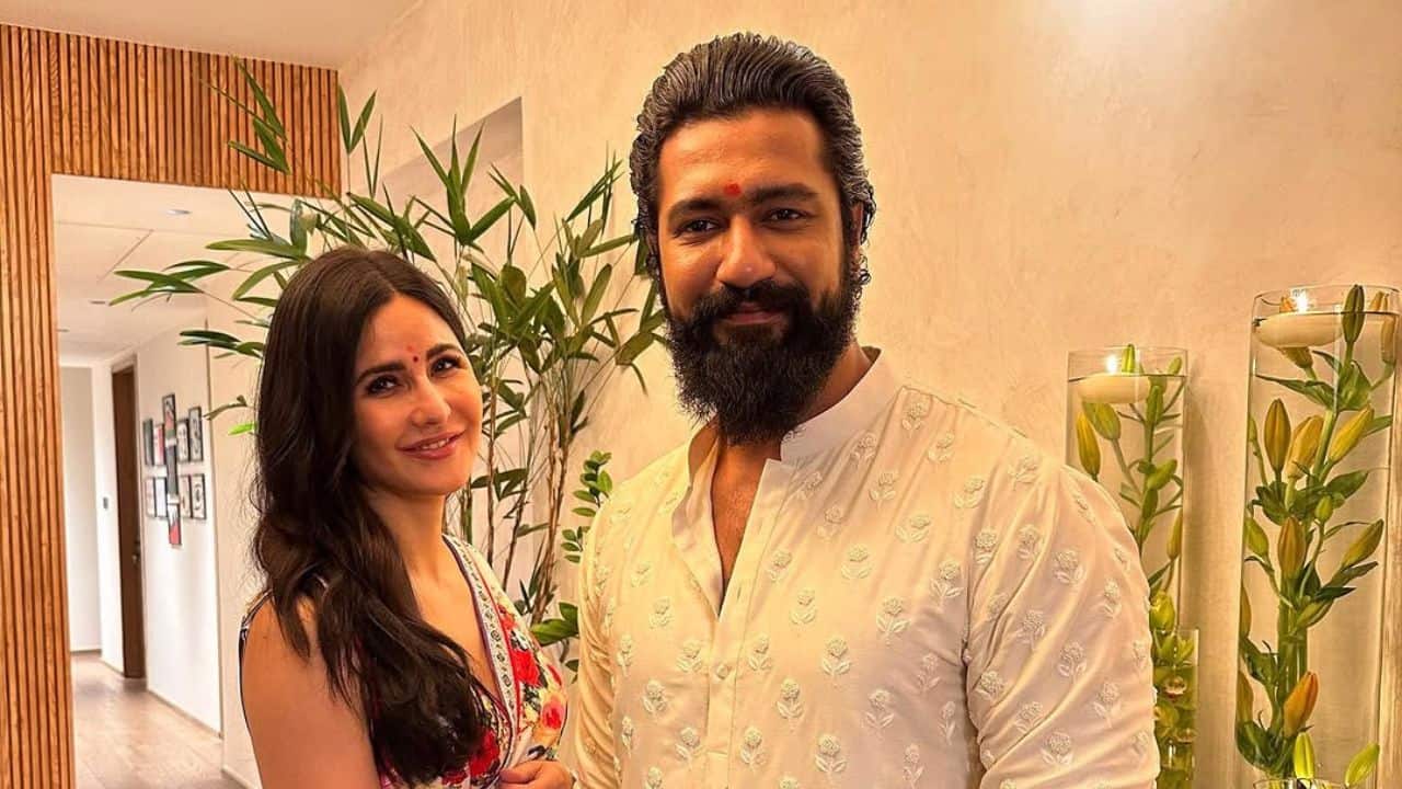 Vicky Kaushal and Katrina Kaif head off for new year getaway after UK vacation, watch video