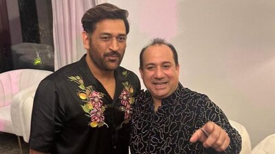 'One of the finest sportsmen': Rahat Fateh Ali Khan meets MS Dhoni, video goes viral - Watch