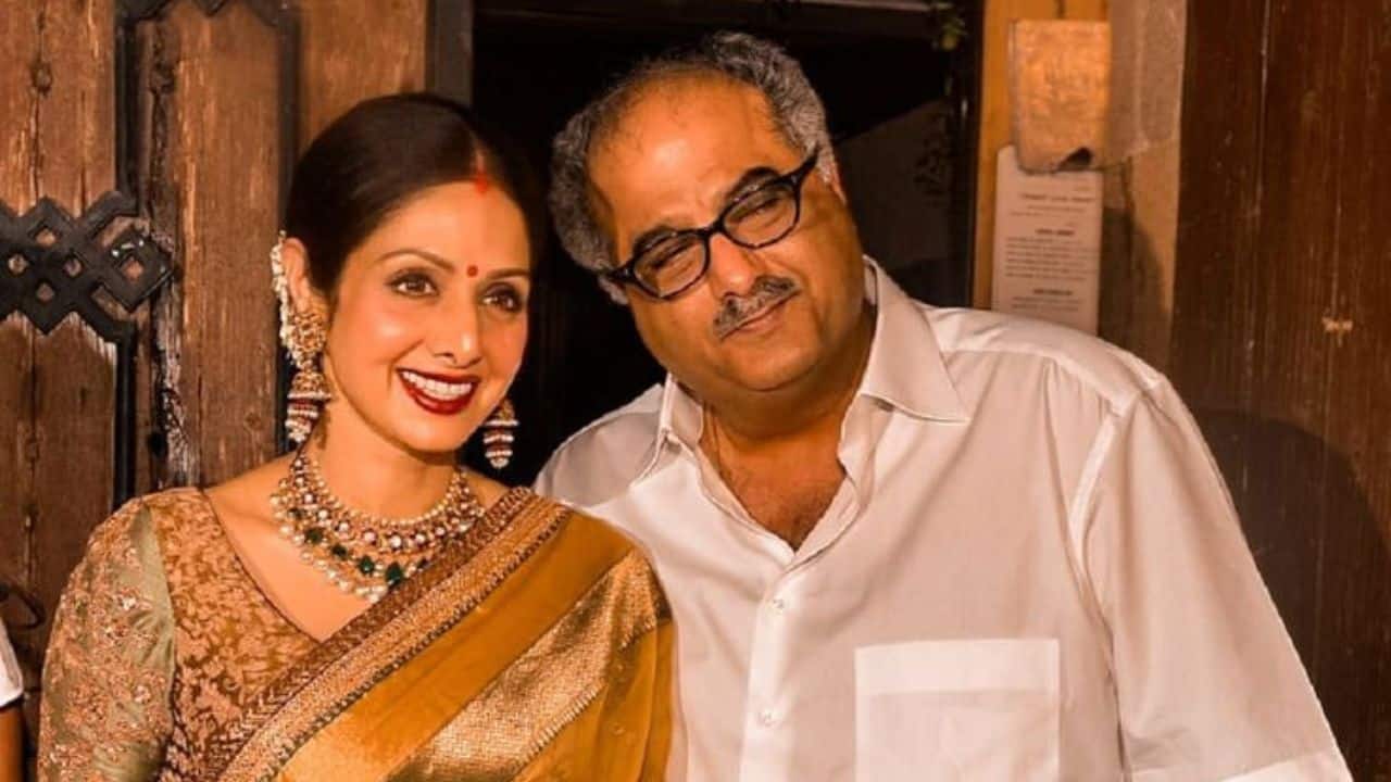 Sridevi with her husband Boney Kapoor