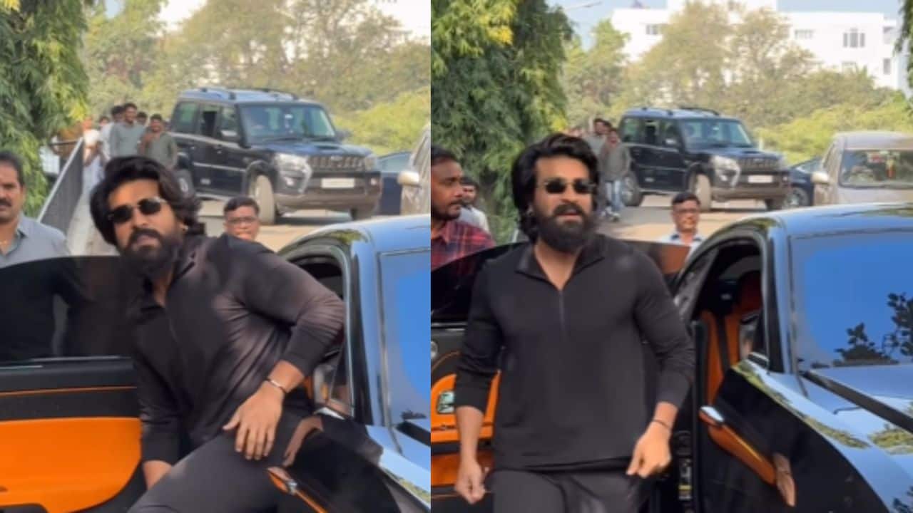 Ram Charan arrives to promote Game Changer on popular talk show Unstoppable With NBK hosted by Nandamuri Balakrishna, watch