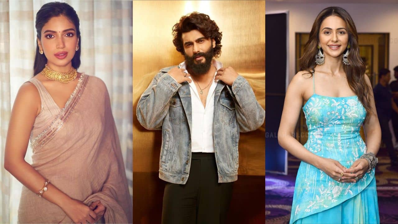 Arjun Kapoor, Rakul Preet Singh and Bhumi Pednekar to feature in new film titled Mere Husband Ki Biwi, see first poster