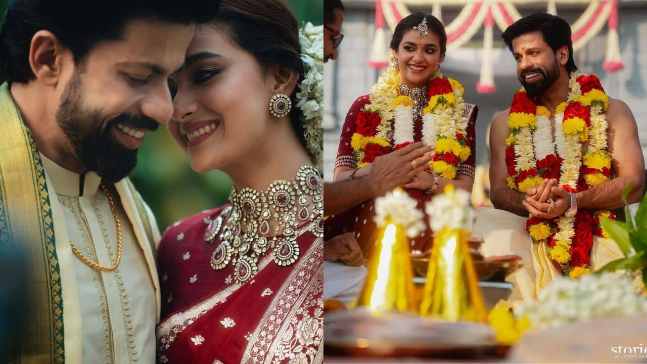 Keerthy Suresh reveals the sentimental story behind her red wedding saree, details inside