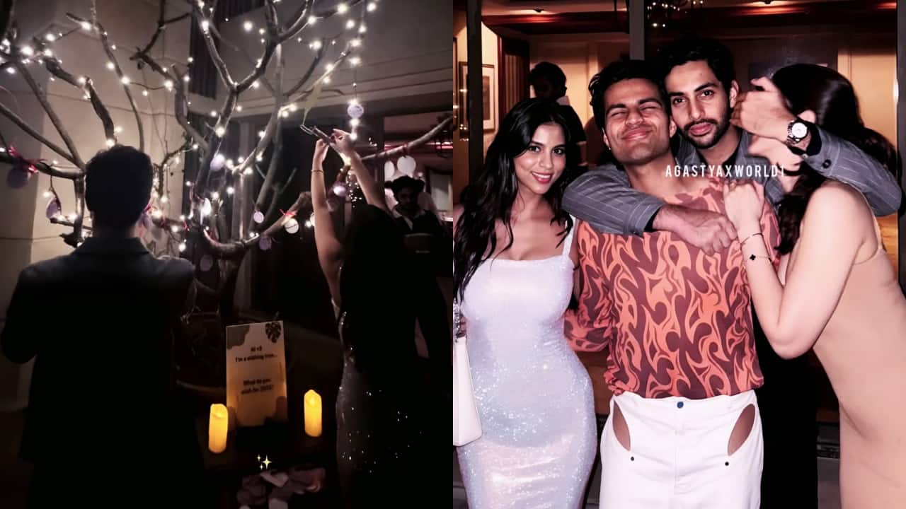 Did Suhana Khan and Agastya Nanda celebrate new Year together? Unseen pic from their party goes viral