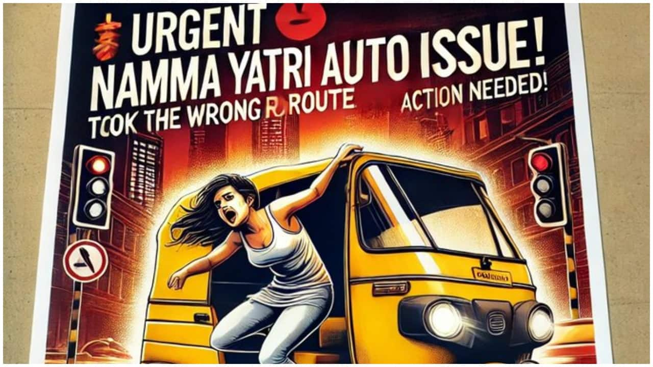 Bengaluru woman forced to jump from moving auto after drunk driver takes wrong route. Namma Yatri responds