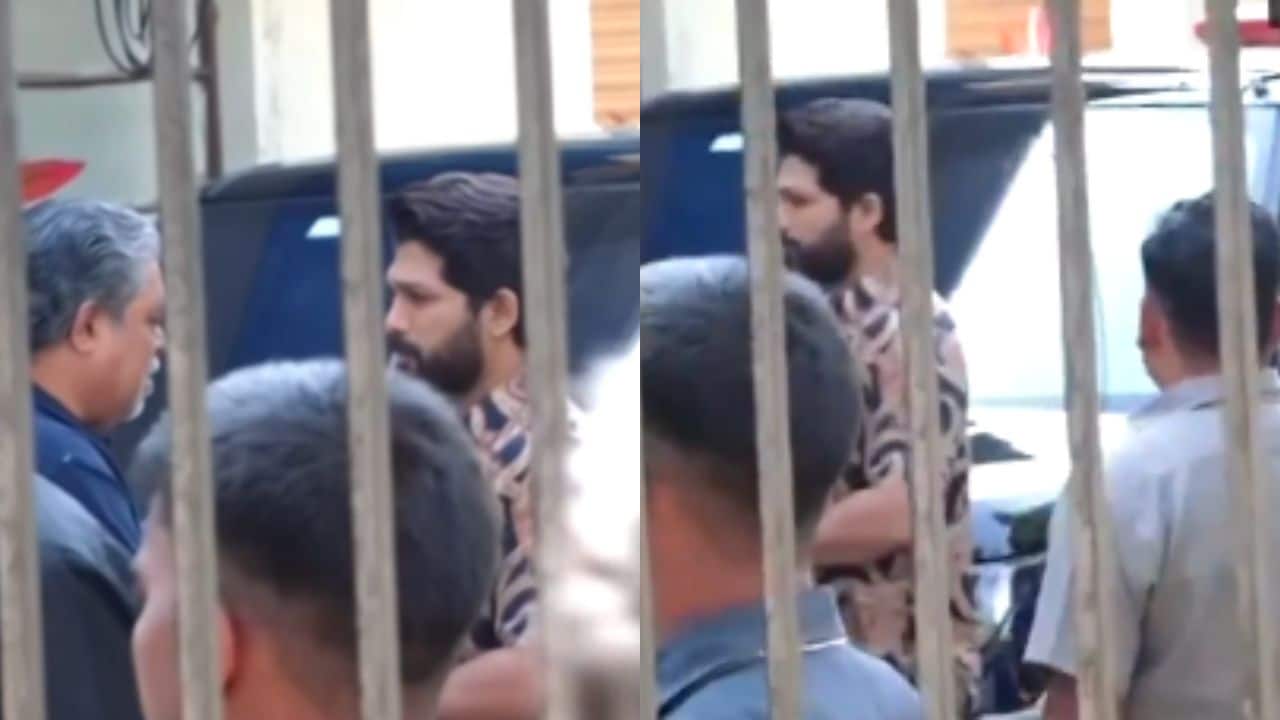 Actor Allu Arjun appears before police in stampede death case to fulfill bail conditions