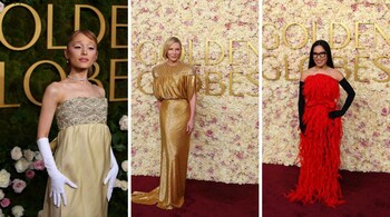 Arian Grande, Cate Blanchett, Ali Wong at Golden Globe Red Carpet. (Photo: Reuters)