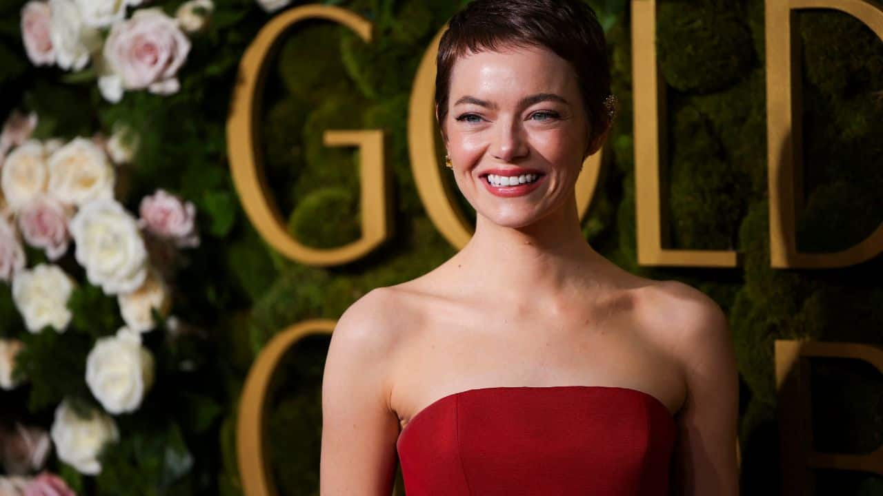 Golden Globes 2025: Emma Stone grabs limelight with her bold pixie cut and a red gown