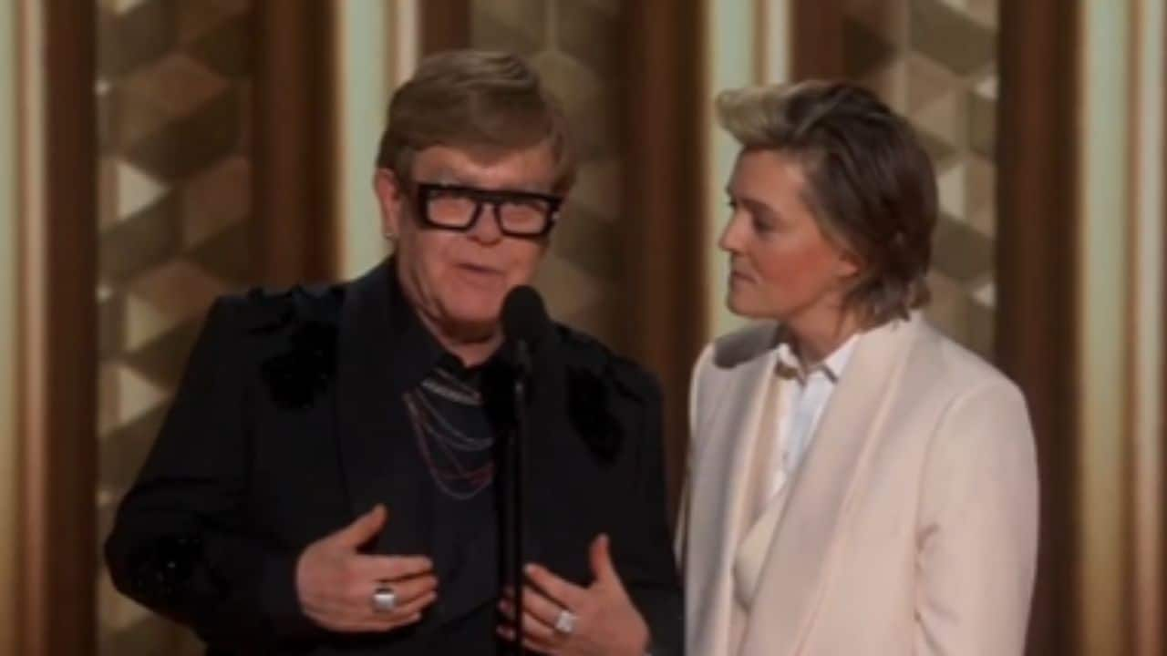 Golden Globes 2025: Elton John gets humorous about his eyesight; refers to Brandi Carlile as Rihanna while presenting Best Original Score Award