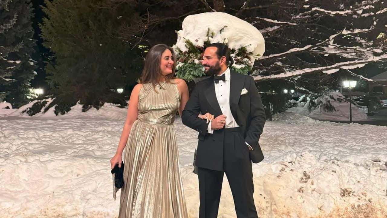 Kareena Kapoor and Saif Ali Khan give major couple goals in latest pics from new year celebration