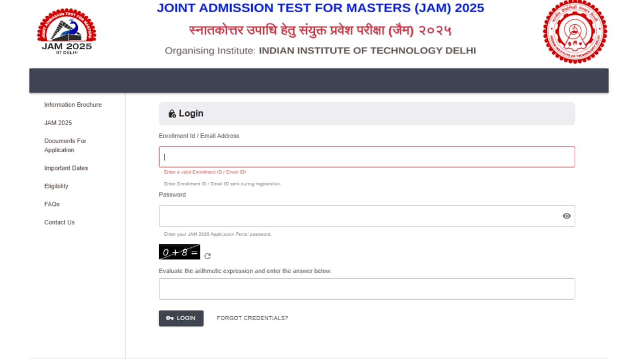 IIT JAM Admit Card 2025 Out; Check Direct Link to Download Here