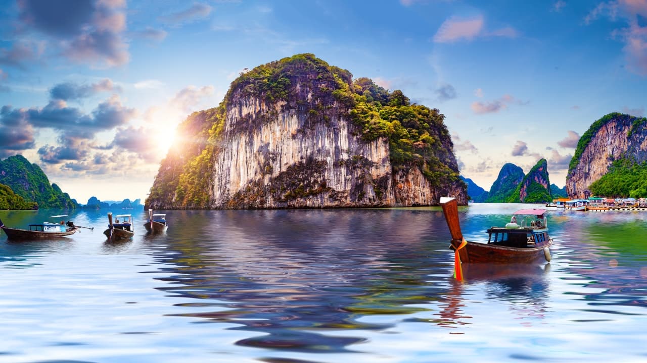 8. Phuket, Thailand | Basking in year-round sunshine, Phuket is the quintessential tropical destination. January’s warm, sunny days are perfect for beach days, water sports, or indulging in Phuket’s vibrant nightlife. Explore the stunning Phang Nga Bay, visit Buddhist temples, or unwind at a luxury resort—the island is a haven for all kinds of travelers. (Image: Canva) 8. Phuket, Thailand | Basking in year-round sunshine, Phuket is the quintessential tropical destination. January’s warm, sunny days are perfect for beach days, water sports, or indulging in Phuket’s vibrant nightlife. Explore the stunning Phang Nga Bay, visit Buddhist temples, or unwind at a luxury resort—the island is a haven for all kinds of travelers. (Image: Canva)