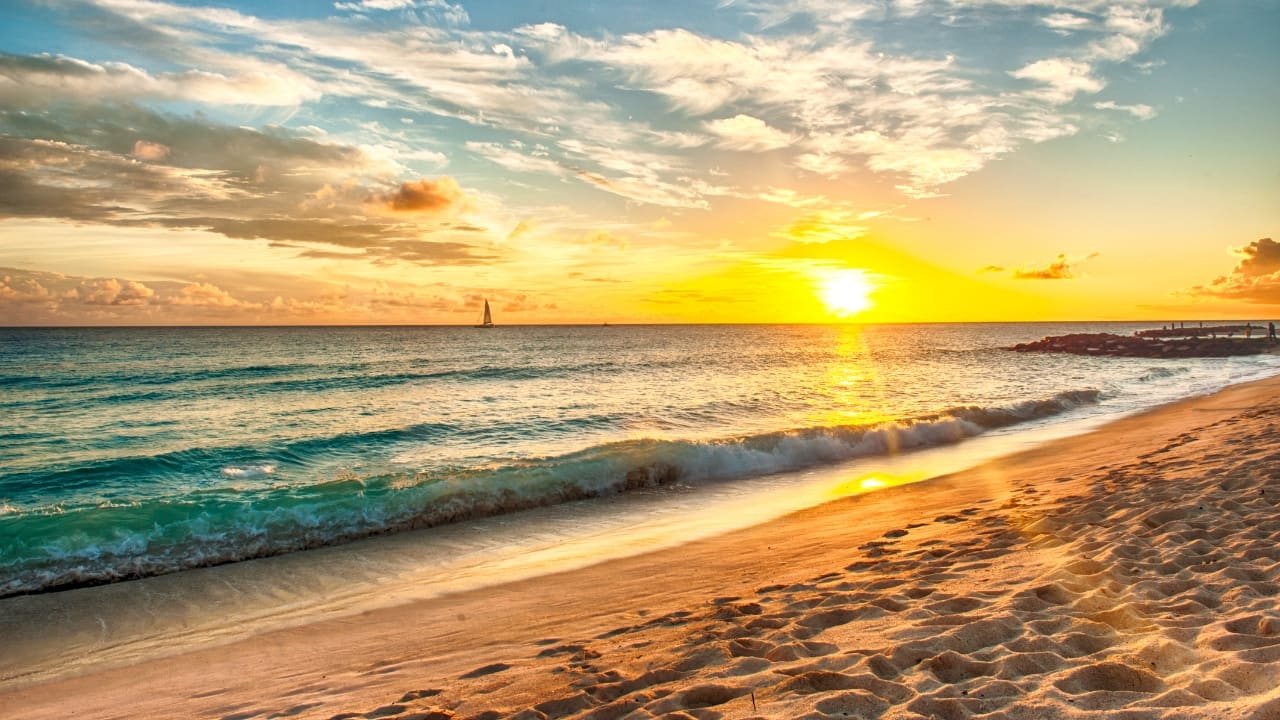 9. Barbados, Caribbean | Barbados is where golden beaches meet crystal-clear waters and tropical vibes reign. January’s perfect weather makes it the ideal time to explore this Caribbean paradise. Whether you’re into snorkeling with sea turtles, hiking through lush rainforests, or enjoying rum punch by the beach, Barbados has all the sun and fun you could ask for. (Image: Canva) 9. Barbados, Caribbean | Barbados is where golden beaches meet crystal-clear waters and tropical vibes reign. January’s perfect weather makes it the ideal time to explore this Caribbean paradise. Whether you’re into snorkeling with sea turtles, hiking through lush rainforests, or enjoying rum punch by the beach, Barbados has all the sun and fun you could ask for. (Image: Canva)