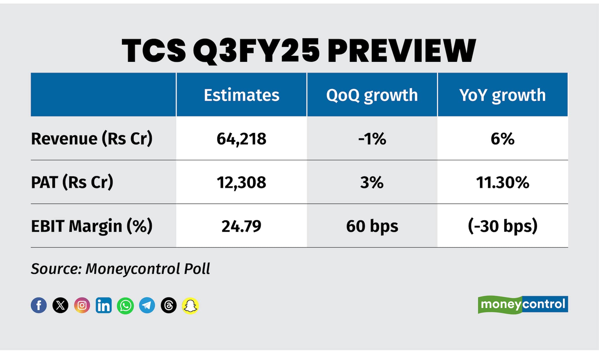 TCS Q3FY25 Preview
