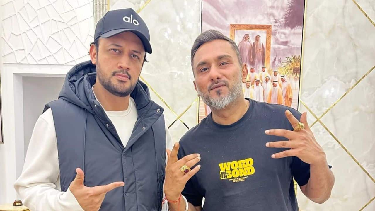 Honey Singh and Atif Aslam spark collaboration buzz after recent meet-up, Rapper writes "borderless brother"
