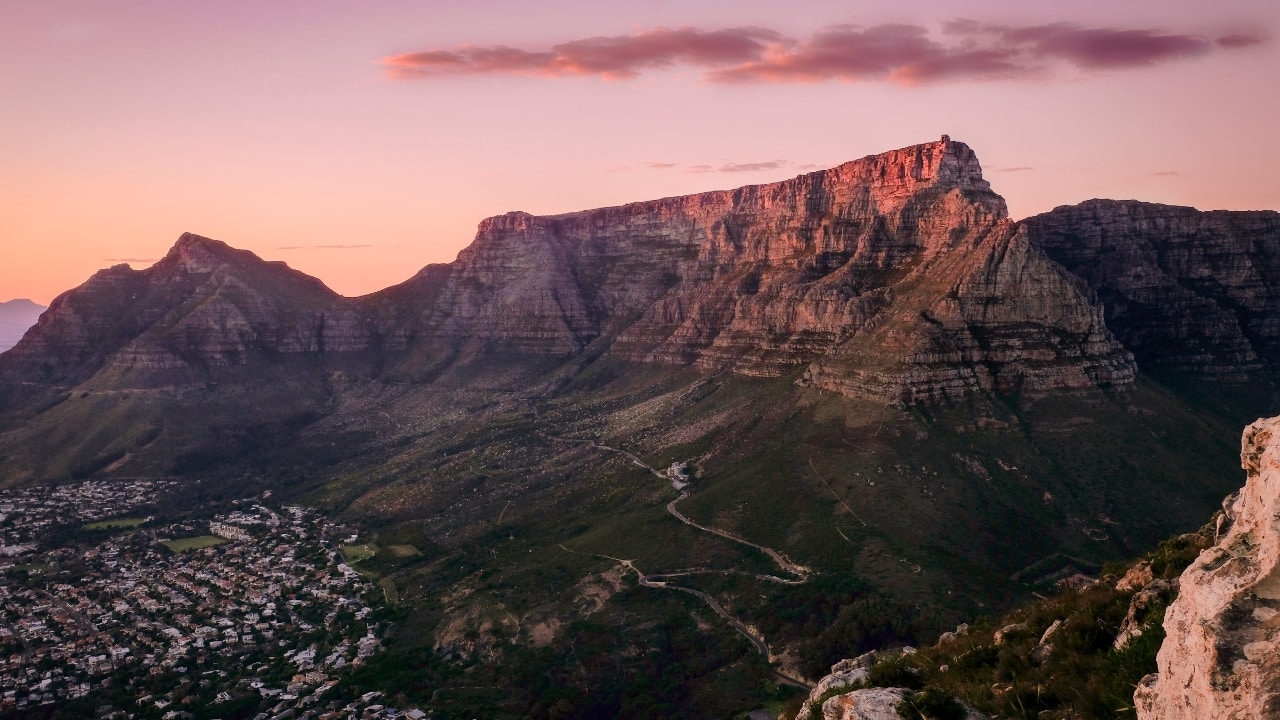 2. Table Mountain, South Africa Cape Town’s Table Mountain offers more than just a flat summit. The surrounding cliffs provide a stunning vista over the city and coastline, making it one of Africa's best vantage points. (Image: Canva)