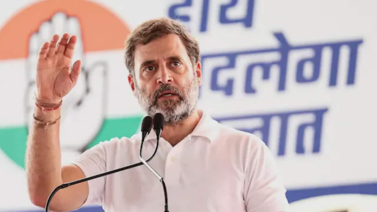 Rahul Gandhi attacks Modi, Kejriwal over caste census at Delhi rally