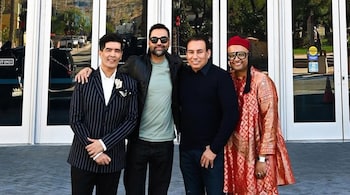 Abhay Deol and Manish Malhotra premiere 'Bun Tikki' at the 36th Palm Springs International Film Festival