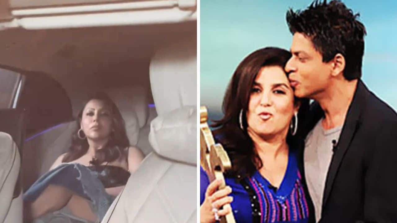 Shah Rukh Khan, Gauri Khan dazzle among other Bollywood stars at Farah Khan's birthday bash