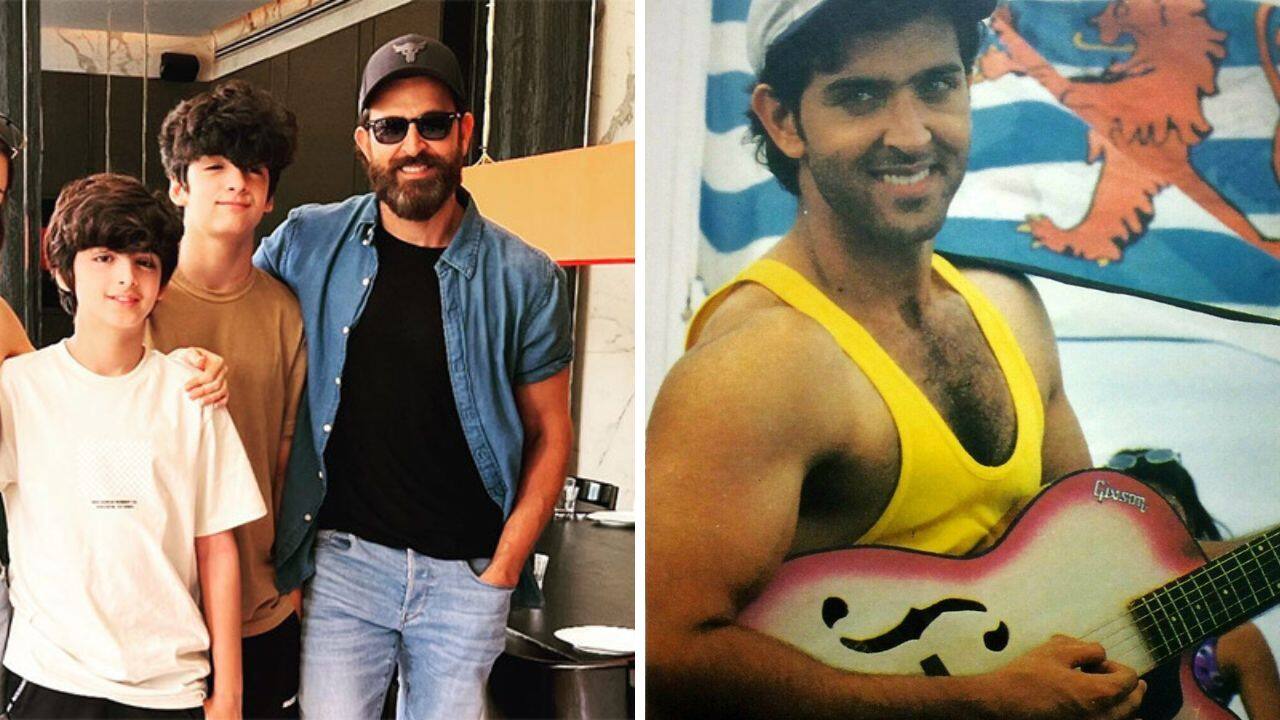 Hrithik Roshan's sons Hrehaan and Hridhaan weren't impressed by his guitar skills in Kaho Naa... Pyaar Hai; says, 'My son pointed out I was playing wrong notes'