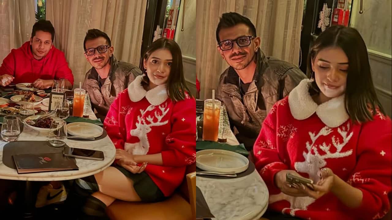 Yuzvendra Chahal and RJ Mahvash's Christmas celebration pic goes viral amid divorce rumours with Dhanashree
