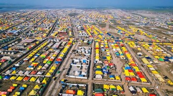 While the tent city retains its traditional charm, it offers modern luxuries that rival five-star hotels.