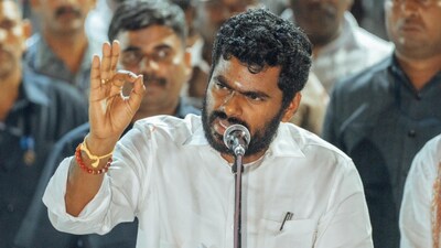 Annamalai, a former IPS officer and former chief of the BJP's Tamil Nadu unit, visited Mumbai last week to campaign for the upcoming election to the Brihanmumbai Municipal Corporation 
