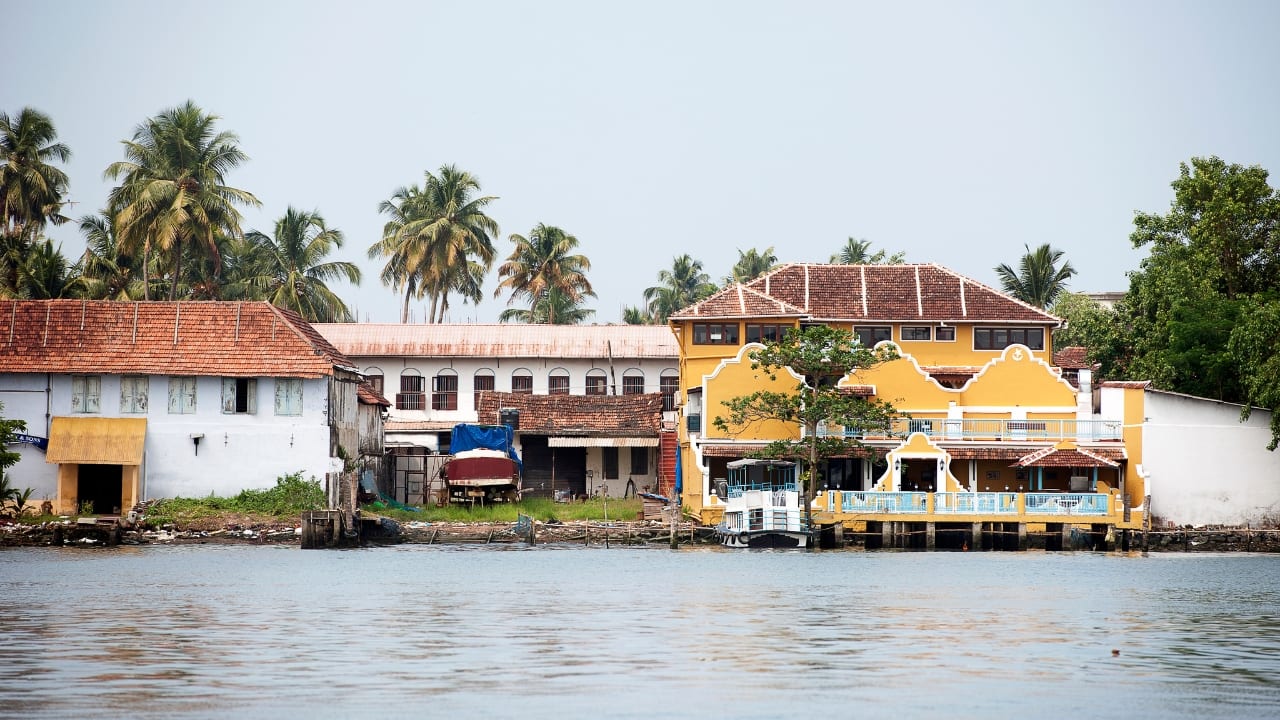 9. Kochi Kochi, with its coastal charm, offers a bounty of seafood delicacies. Sample Kerala-style fish curry, crispy banana chips, and appams paired with a rich vegetable stew. Don’t miss a chance to try the famous Kerala sadya during festivals. (Image: Canva) 9. Kochi Kochi, with its coastal charm, offers a bounty of seafood delicacies. Sample Kerala-style fish curry, crispy banana chips, and appams paired with a rich vegetable stew. Don’t miss a chance to try the famous Kerala sadya during festivals. (Image: Canva)