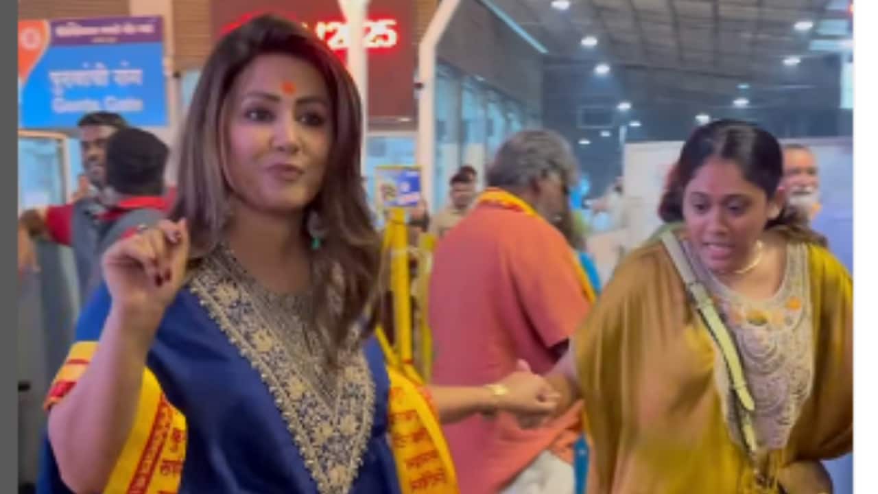 Hina Khan seeks blessings at Siddhivinayak temple amid her ongoing breast cancer battle
