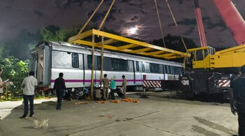 Train unloaded at Peenya depot