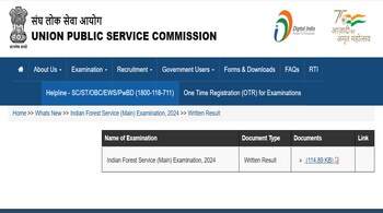 UPSC IFS Result 2024