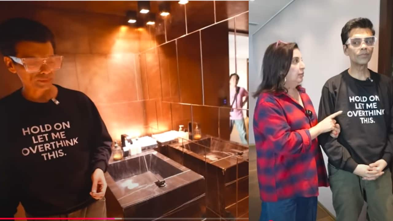 Farah Khan gives hilarious tour of Karan Johar's Pink bathroom and luxurious home