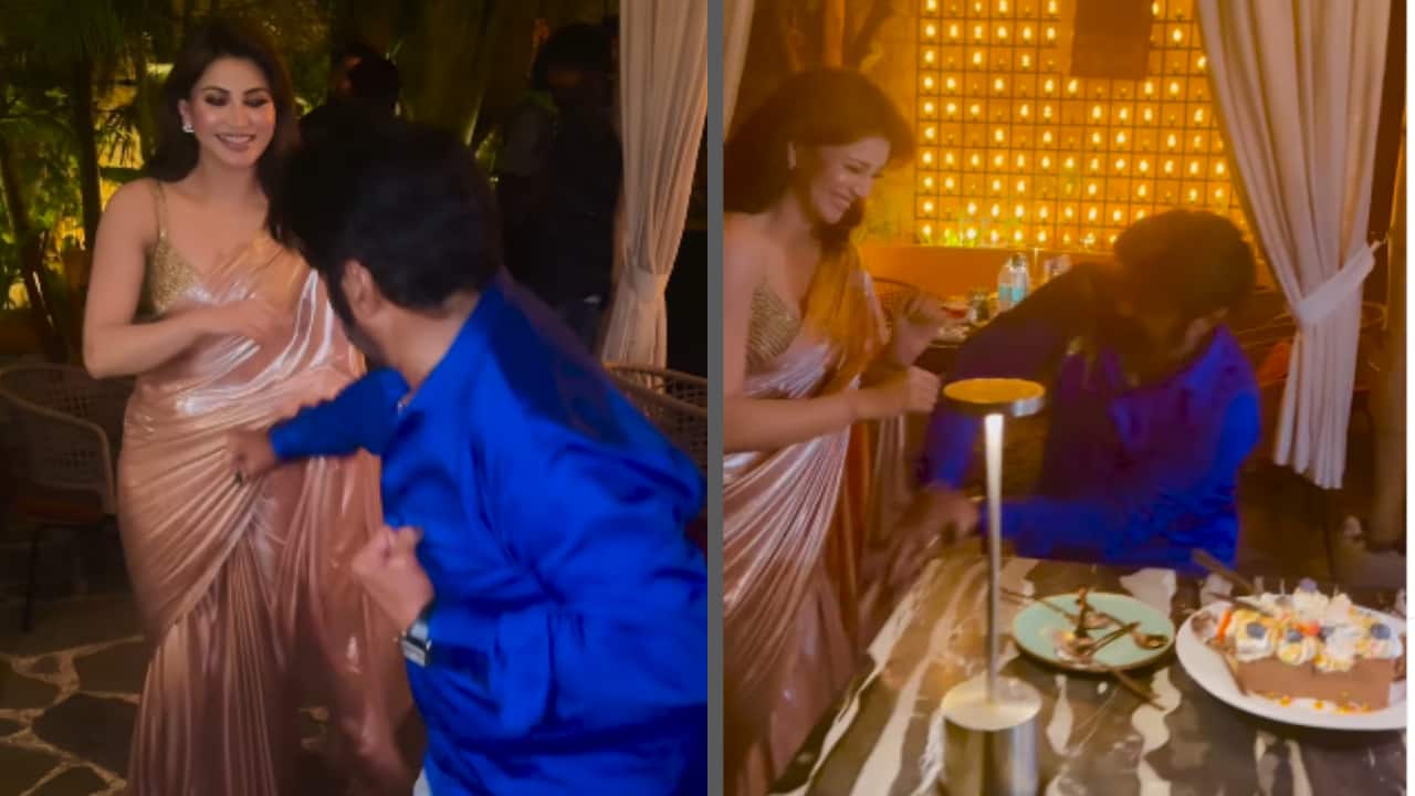 Netizens slam Nandamuri Balakrishna as he recreates Dabidi Dibidi steps with Urvashi Rautela at success party, a user says, "she is uncomfortable"
