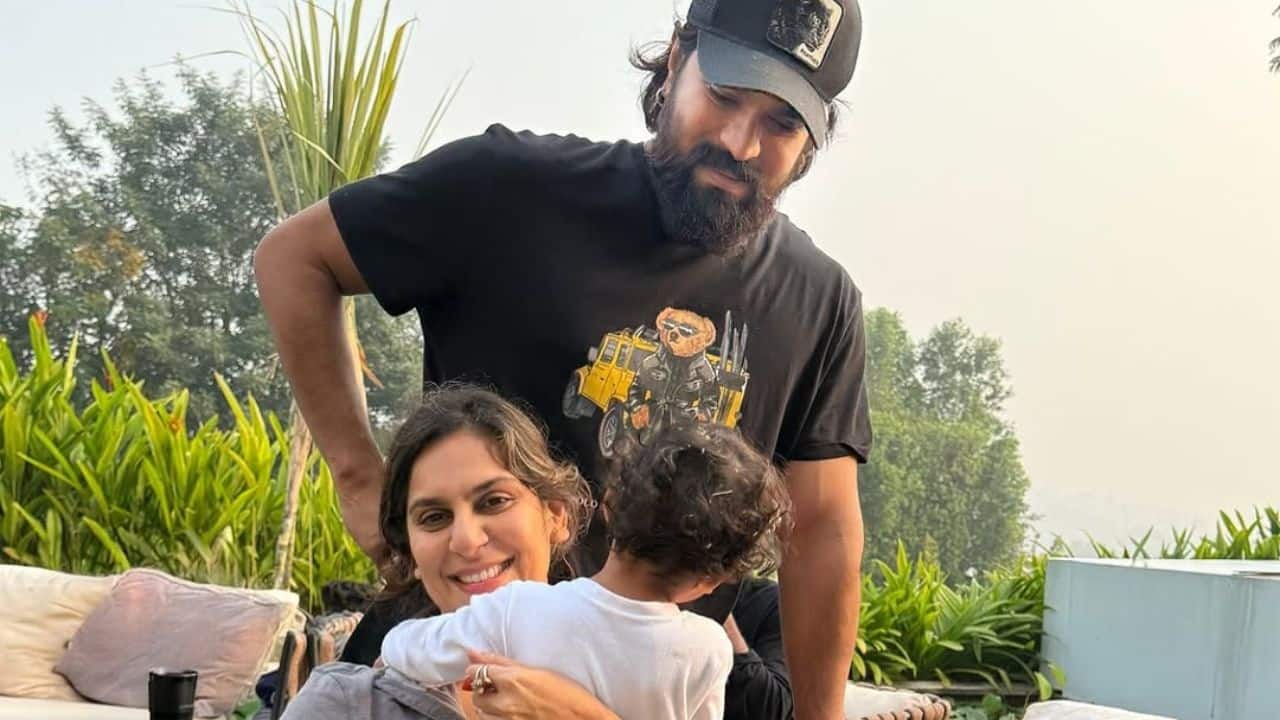 Ram Charan’s heartwarming Makar Sankranti celebration with wife Upasana and daughter Klin Kaara, see pic