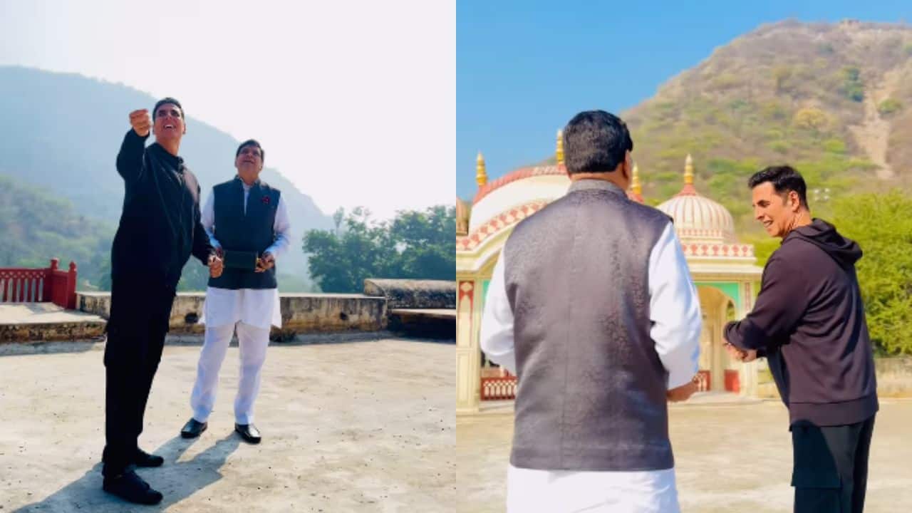 Akshay Kumar and Paresh Rawal celebrate Makar Sankranti by flying kites on Bhooth Bangla's set, watch video