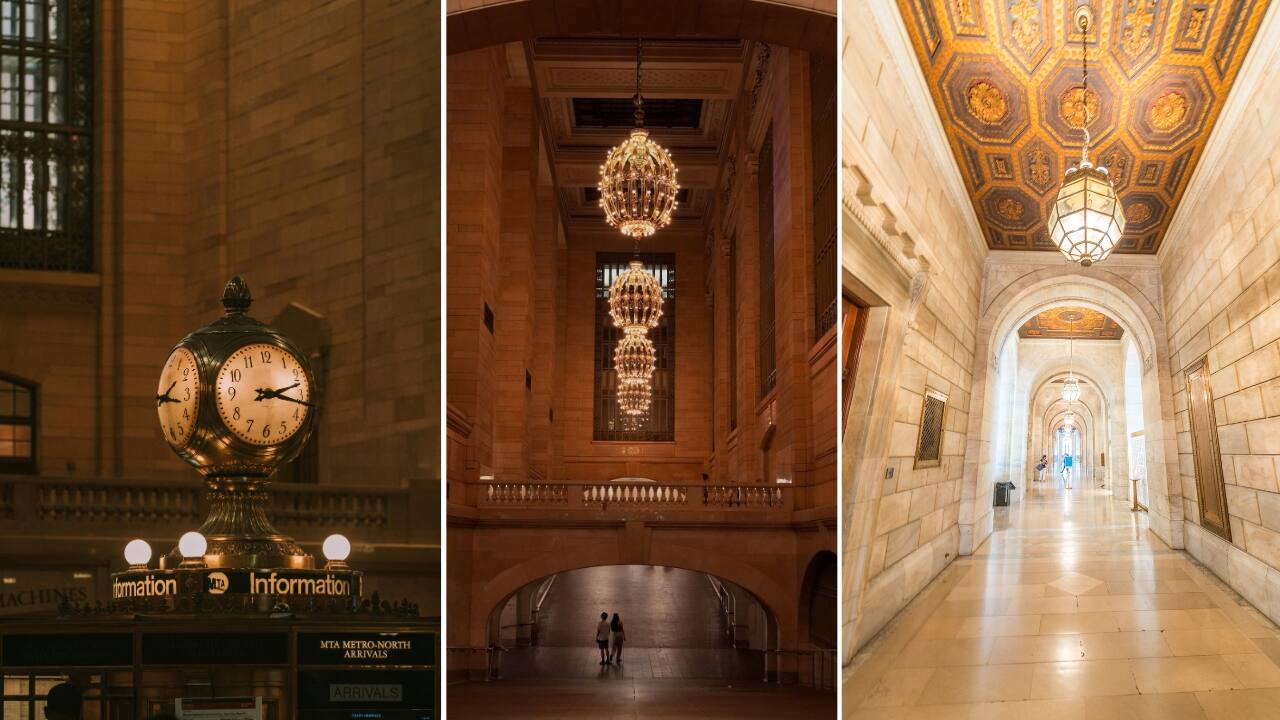 2. A Time Capsule of NYC's Past Grand Central is more than just a transit hub—it's a living time capsule that captures the essence of New York's past. Its breathtaking Beaux-Arts design and storied history have made it a favorite backdrop for movies, from The Avengers to Madagascar. Step inside, and you’re not just in a train station, you're walking through time. (Image: Canva)