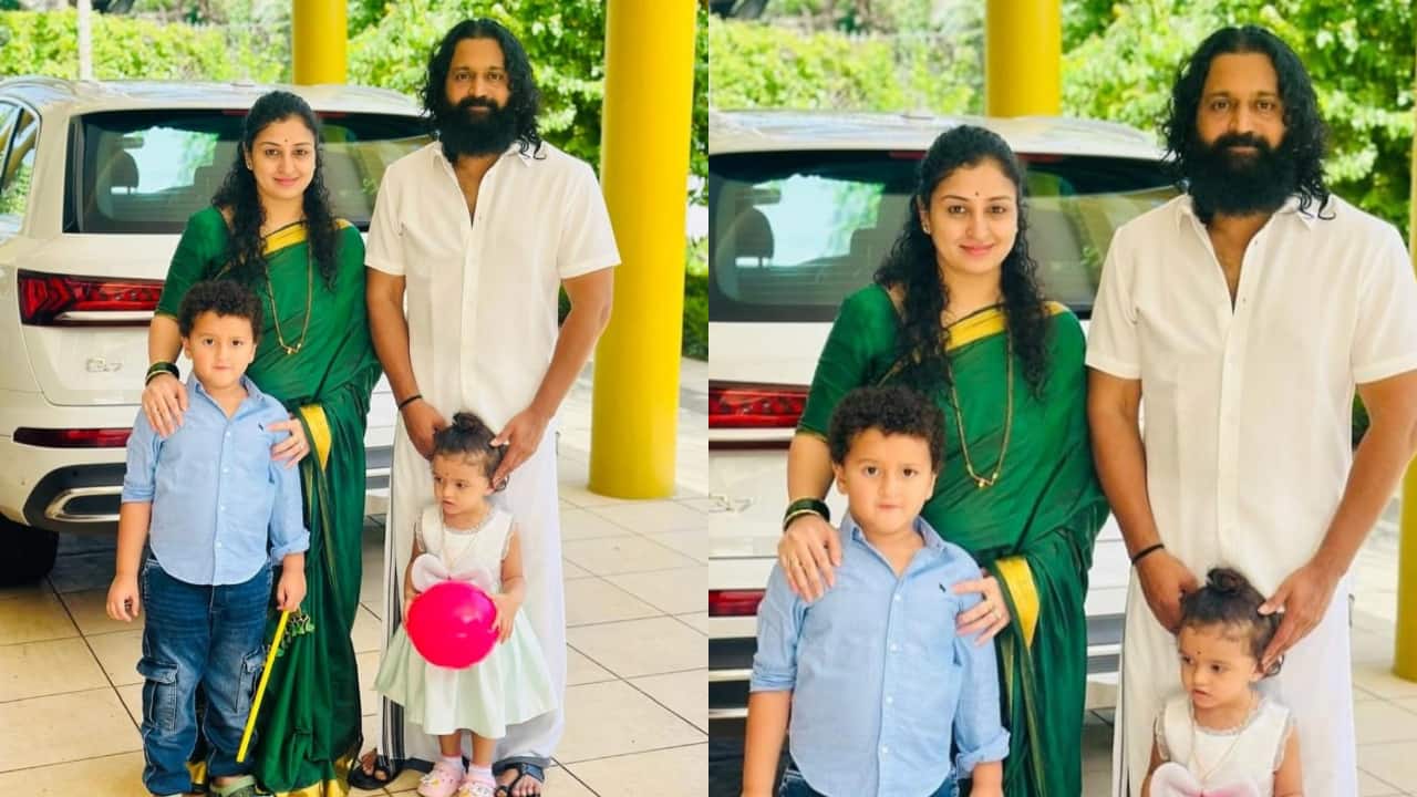 Rishab Shetty celebrates Makar Sankranti with a heartwarming family photo