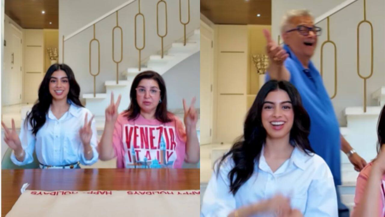 Khushi Kapoor and Farah Khan's Loveyapa dance with Boney Kapoor's hilarious twist takes the internet by storm