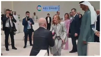 Albanian PM goes down on one knee for Italy PM Meloni. Here's why