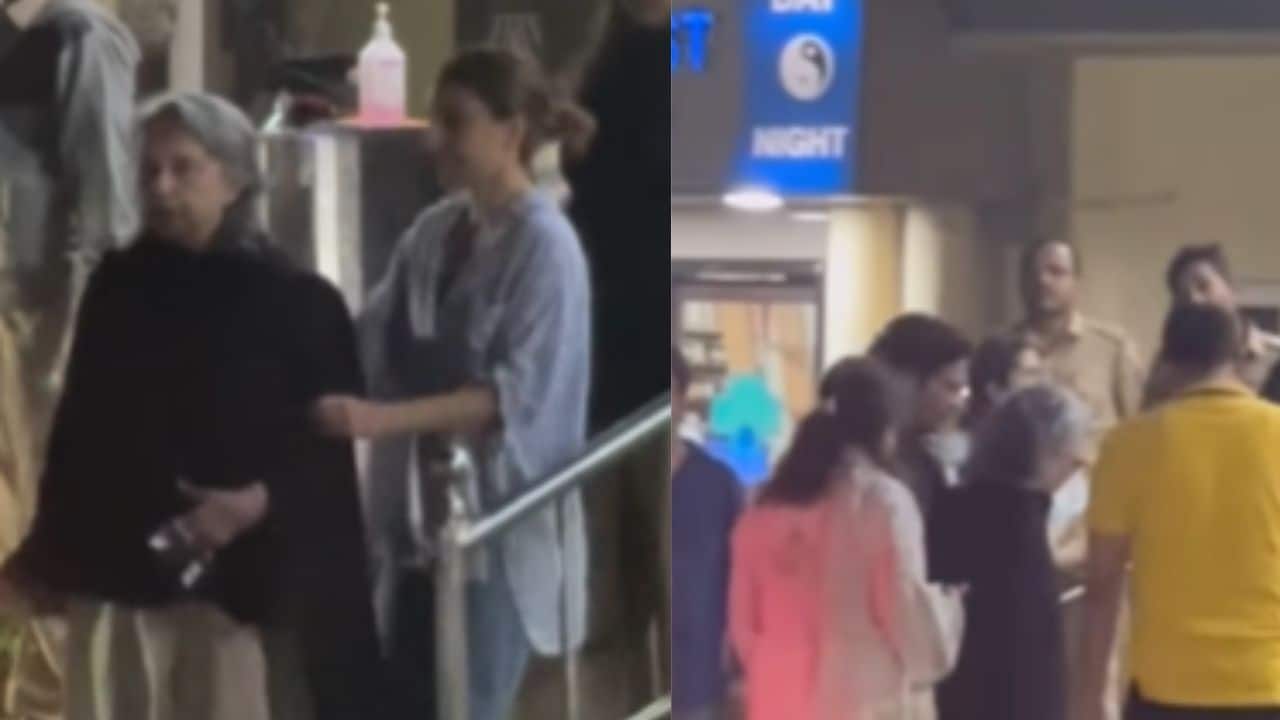 Sharmila Tagore arrives with daughter Soha Ali Khan to meet son Saif Ali Khan at Lilavati Hospital after attack