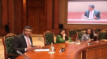 IT secretary S Krishnan at Startup Policy Forum's Startup Baithak event on January 16