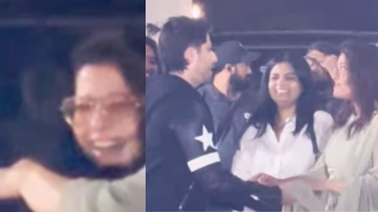 Kajol reunites with Kabhi Khushi Kabhi Gham on-screen son Jibraan Khan with a heartwarming hug, watch